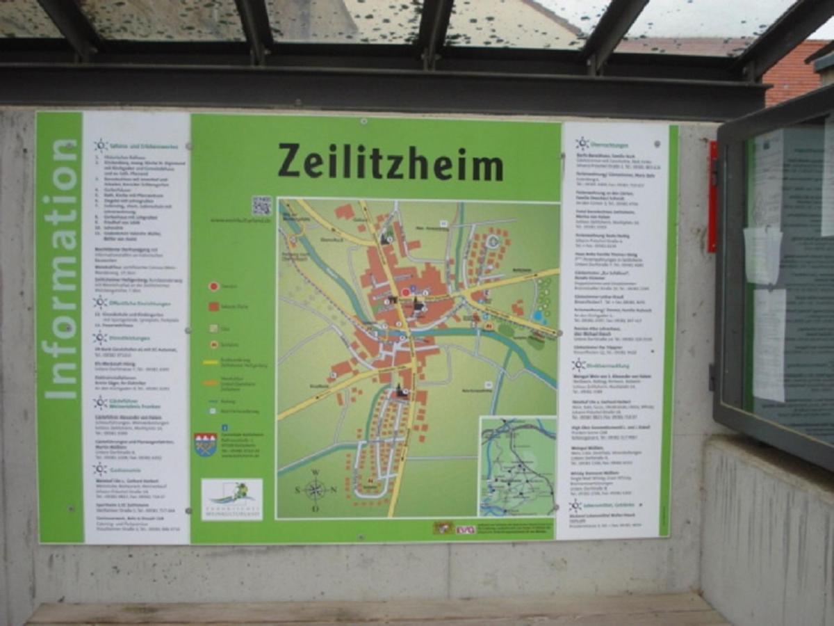 Ferienwohnung Troeppner Kolitzheim Dış mekan fotoğraf